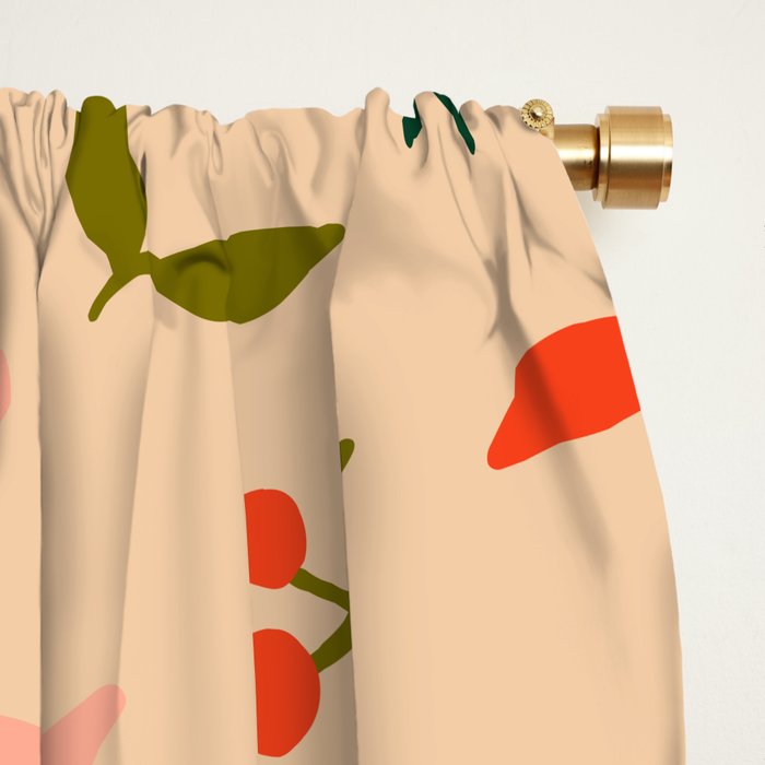 Festive Harmony - seamless Christmas pattern Window Curtain Gallery Image 2