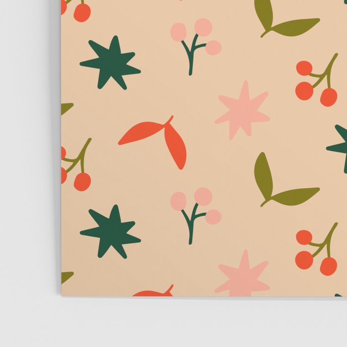 Festive Harmony - seamless Christmas pattern Poster Gallery Image 3