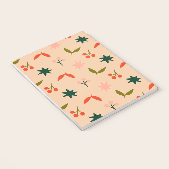 Festive Harmony - seamless Christmas pattern Notebook Gallery Image 3