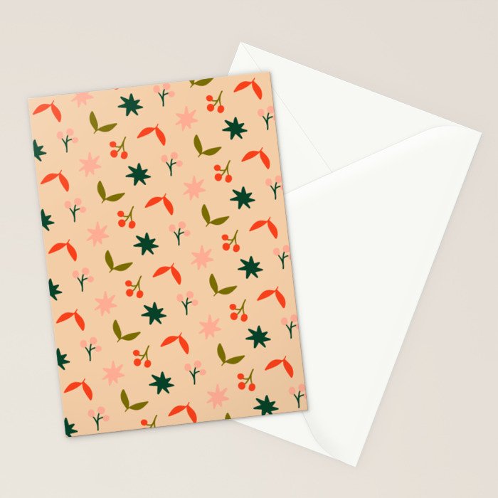 Festive Harmony - seamless Christmas pattern Stationery Card Gallery Image 2