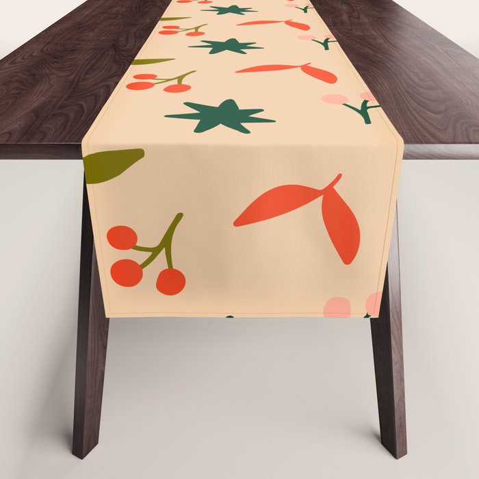 Festive Harmony - seamless Christmas pattern Table Runner Gallery Image 1