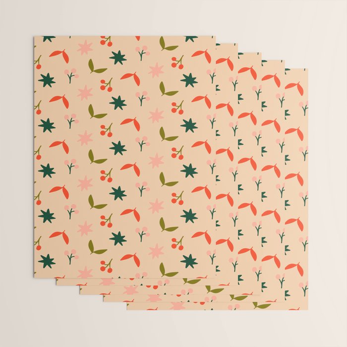 Festive Harmony - seamless Christmas pattern Wrapping Paper Gallery Image 3