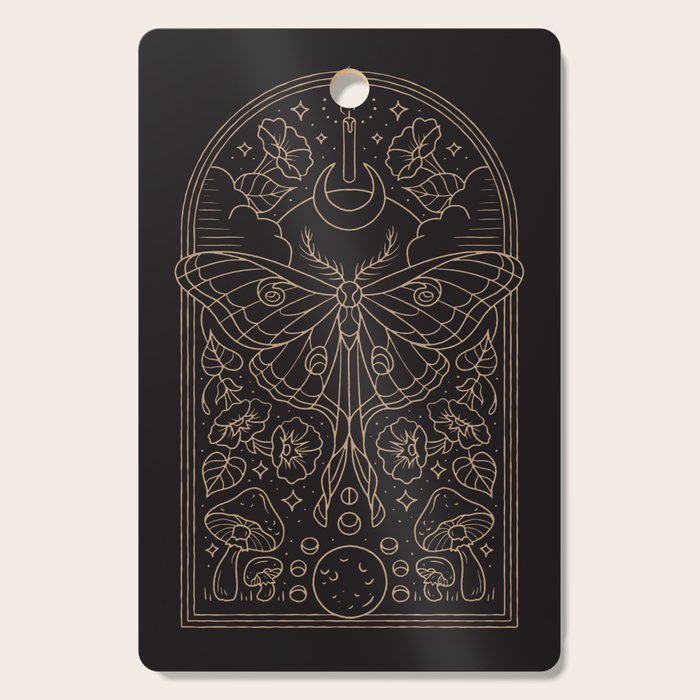 Moon Moth Cutting Board Gallery Image 1