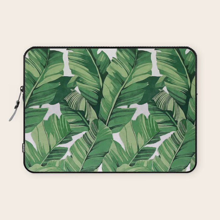 Tropical banana leaves V Laptop Sleeve Gallery Image 1