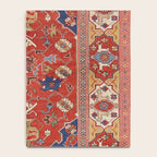 Antique Turkish Warm Brick Red Anatolian Oushak  Notebook Gallery Image 4