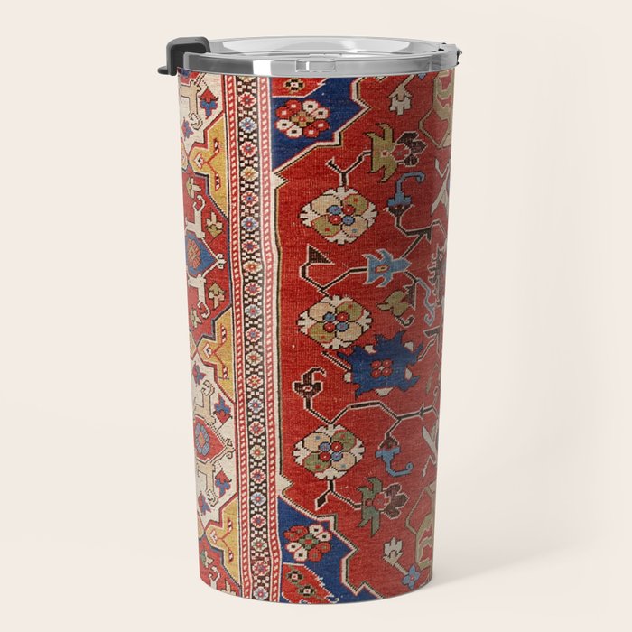 Antique Turkish Warm Brick Red Anatolian Oushak  Travel Mug Gallery Image 3