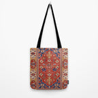 Antique Turkish Warm Brick Red Anatolian Oushak  Tote Bag Gallery Image 2