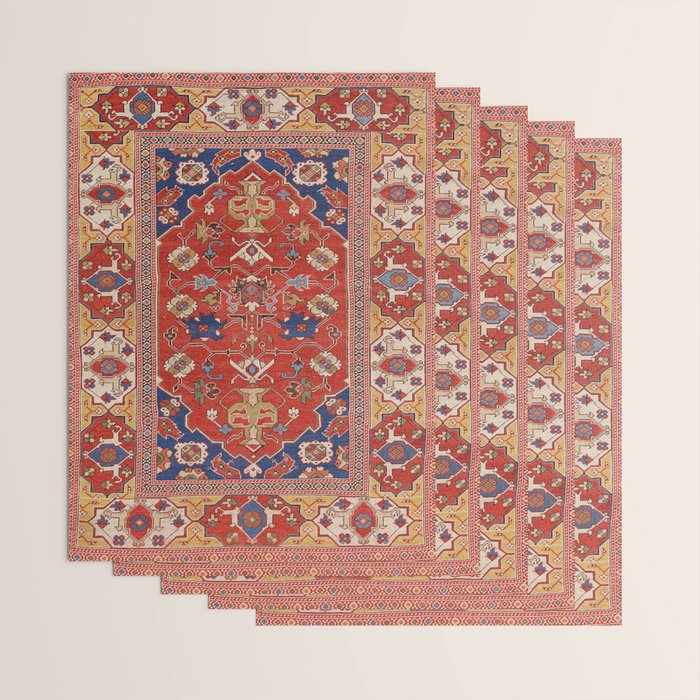 Antique Turkish Warm Brick Red Anatolian Oushak  Wrapping Paper Gallery Image 3