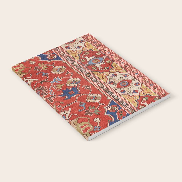 Antique Turkish Warm Brick Red Anatolian Oushak  Notebook Gallery Image 2