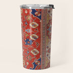 Antique Turkish Warm Brick Red Anatolian Oushak  Travel Mug Gallery Image 2