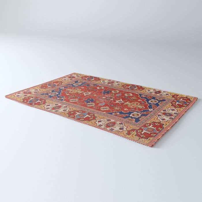 Antique Turkish Warm Brick Red Anatolian Oushak  Rug Gallery Image 3