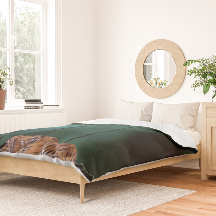 Resting Tigers Duvet Cover Gallery Image 2