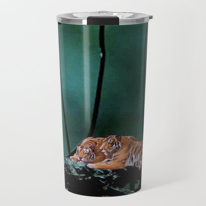 Resting Tigers Travel Mug Gallery Image 1
