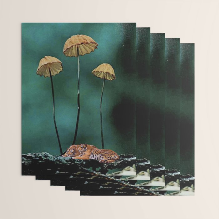 Resting Tigers Wrapping Paper Gallery Image 3