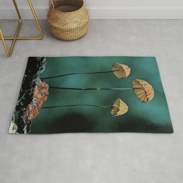 Resting Tigers Rug Gallery Image 1