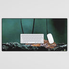 Resting Tigers Desk Mat Gallery Image 1