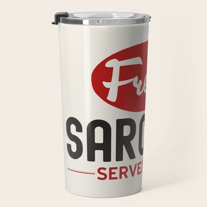 Fresh Sarcasm Served Daily Travel Mug Gallery Image 3