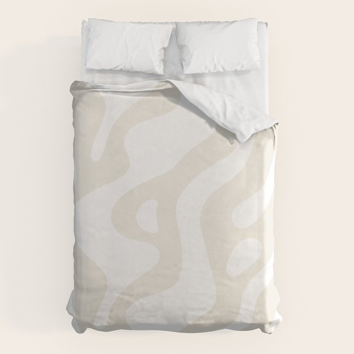 Abstract organic shape art pattern Duvet Cover Gallery Image 1