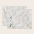 Abstract organic shape art pattern Placemat Gallery Image 1