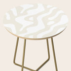 Abstract organic shape art pattern Side Table Gallery Image 2