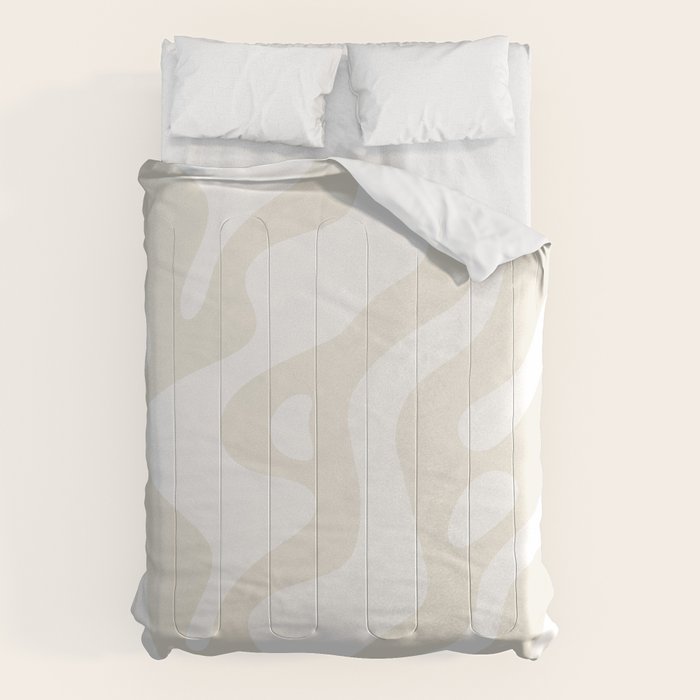 Abstract organic shape art pattern Comforter Gallery Image 1
