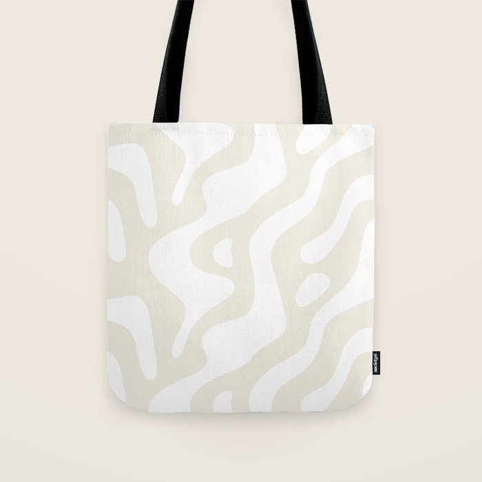 Abstract organic shape art pattern Tote Bag Gallery Image 1
