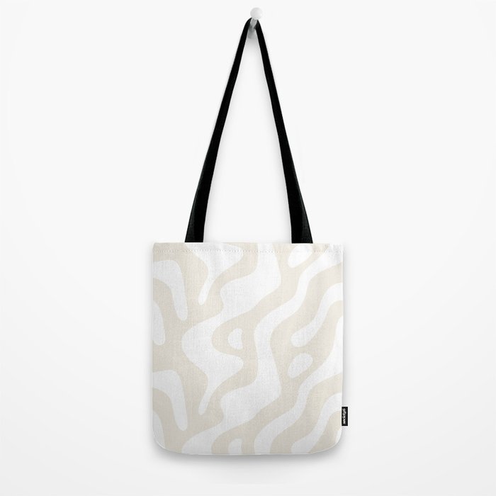 Abstract organic shape art pattern Tote Bag Gallery Image 2