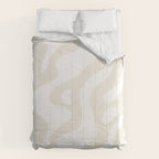Abstract organic shape art pattern Comforter Gallery Image 6