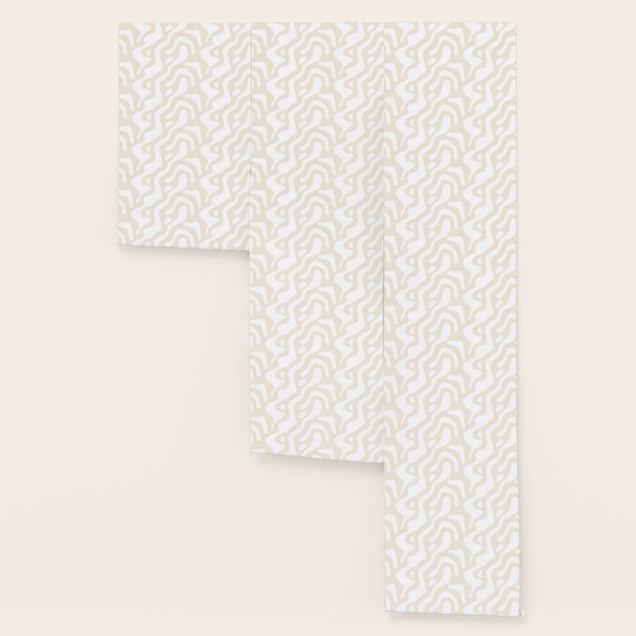 Abstract organic shape art pattern Wallpaper Gallery Image 3