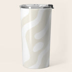 Abstract organic shape art pattern Travel Mug Gallery Image 2