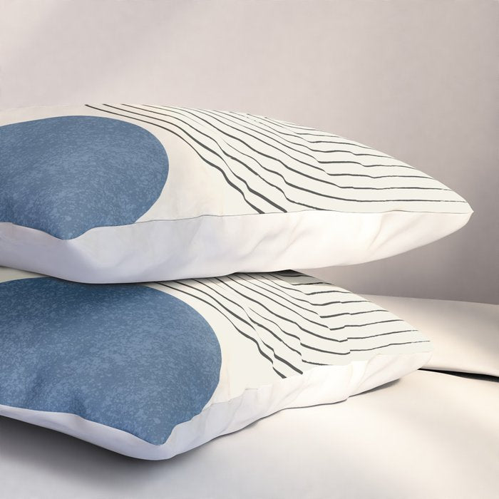 Arch Balance Blue Pillow Sham Gallery Image 3