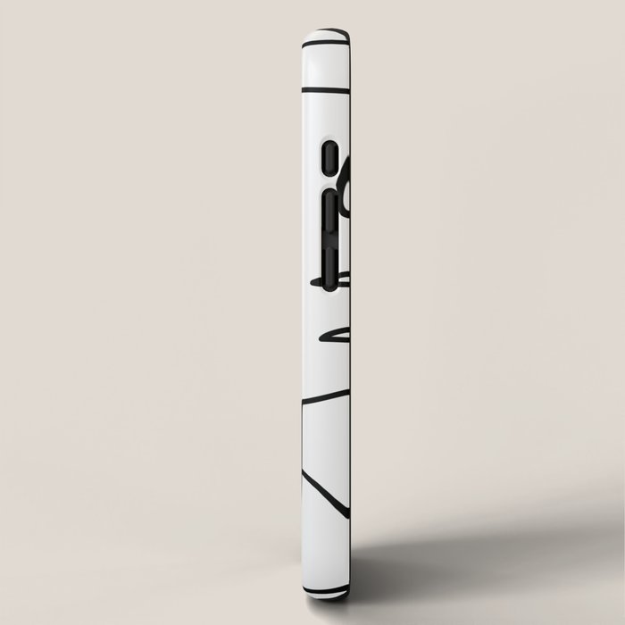 One Line Portrait 1 iPhone Case Gallery Image 2