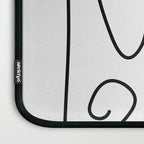 One Line Portrait 1 Laptop Sleeve Gallery Image 3
