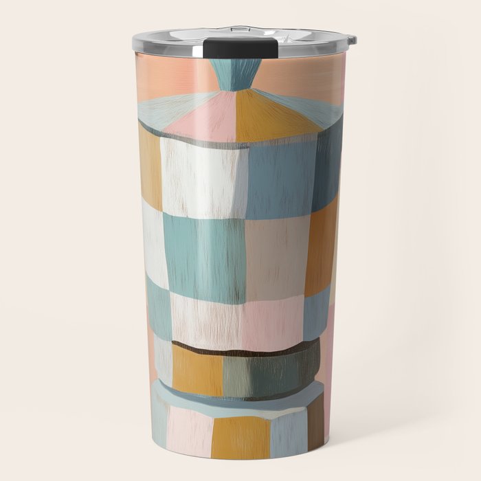 Patchwork Moka Pot Travel Mug Gallery Image 1