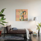 Patchwork Moka Pot Wood Wall Art Gallery Image 2