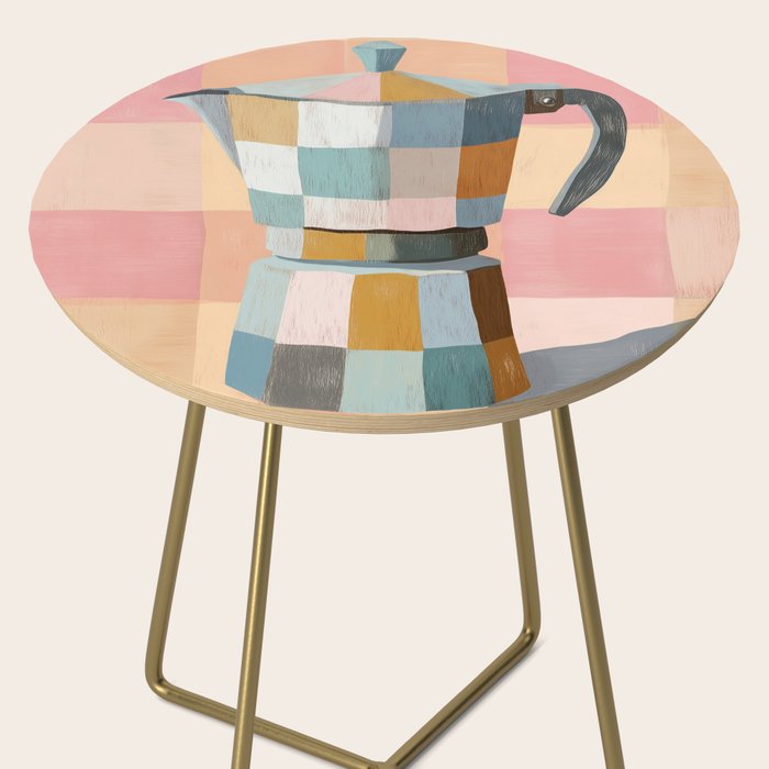 Patchwork Moka Pot Side Table Gallery Image 2