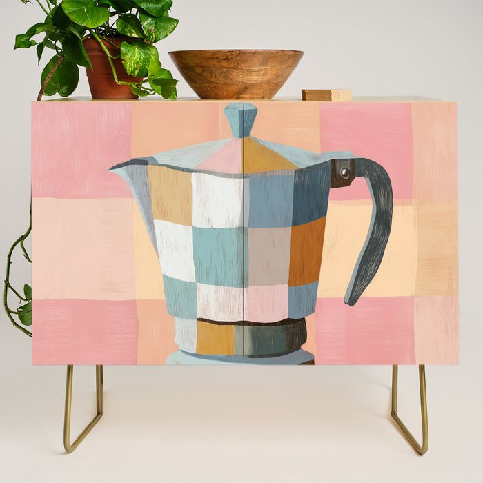 Patchwork Moka Pot Credenza Gallery Image 1
