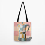 Patchwork Moka Pot Tote Bag Gallery Image 2