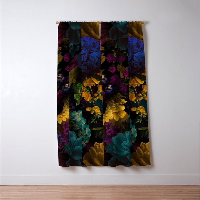 Vintage & Shabby Chic - Night Affaire Window Curtain Gallery Image 3
