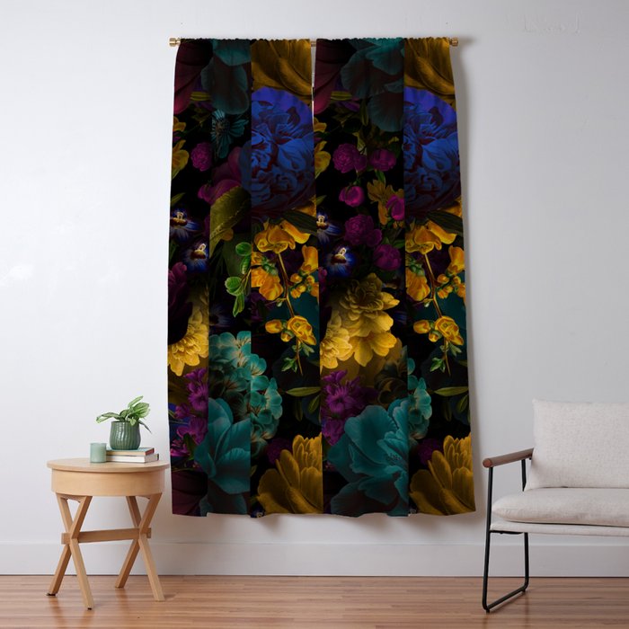 Vintage & Shabby Chic - Night Affaire Window Curtain Gallery Image 1
