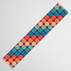 Retro Tennis 70s Rainbow Table Runner Gallery Image 3