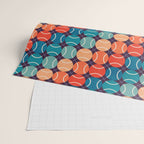 Retro Tennis 70s Rainbow Wrapping Paper Gallery Image 2