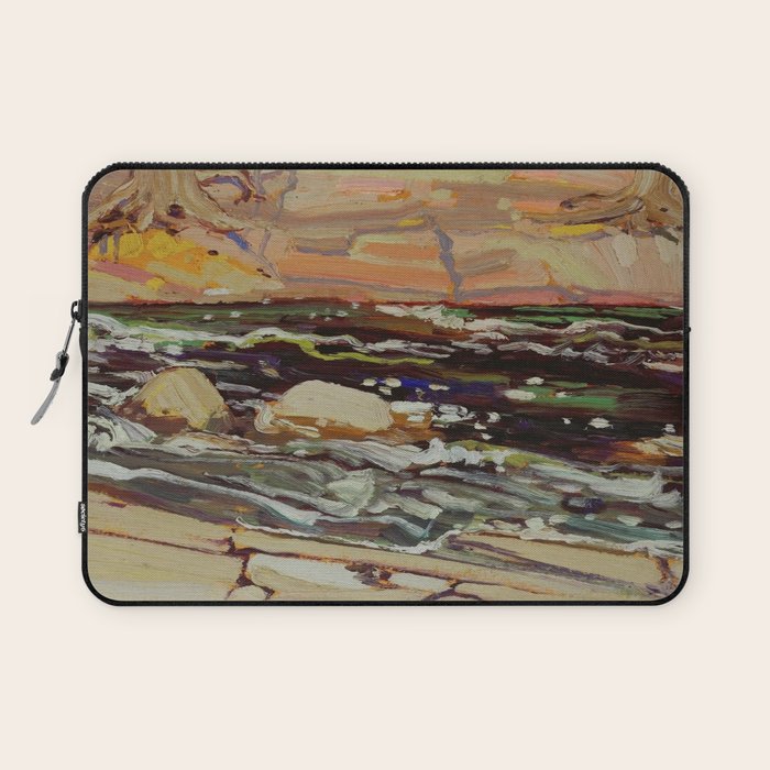Tom Thomson Dark Waters spring 1916 Canadian Landscape Artist Laptop Sleeve Gallery Image 1