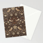 William Morris strawberry thief design Stationery Card Gallery Image 2