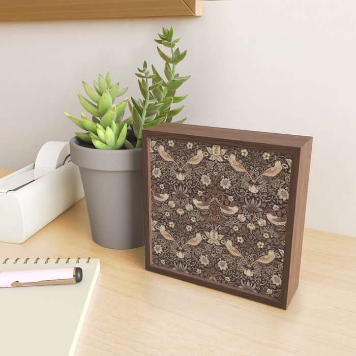 William Morris strawberry thief design Mini Art Print Gallery Image 2