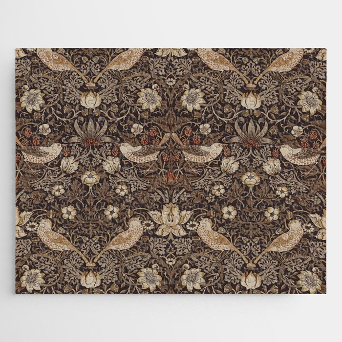 William Morris strawberry thief design Jigsaw Puzzle Gallery Image 1