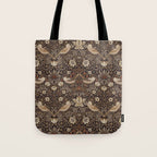 William Morris strawberry thief design Tote Bag Gallery Image 1