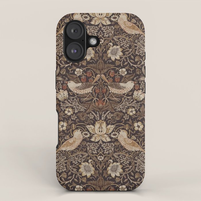 William Morris strawberry thief design iPhone Case Gallery Image 1