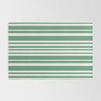 Classic Stripes XXXIX - Kelly Green Rug Gallery Image 2