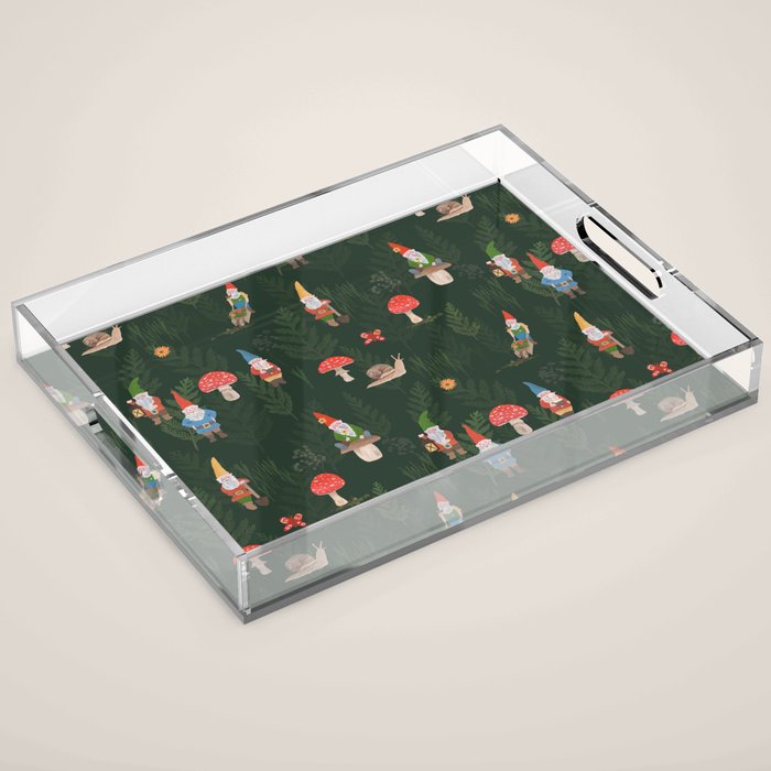 Woodland Gnomes Acrylic Tray Gallery Image 1